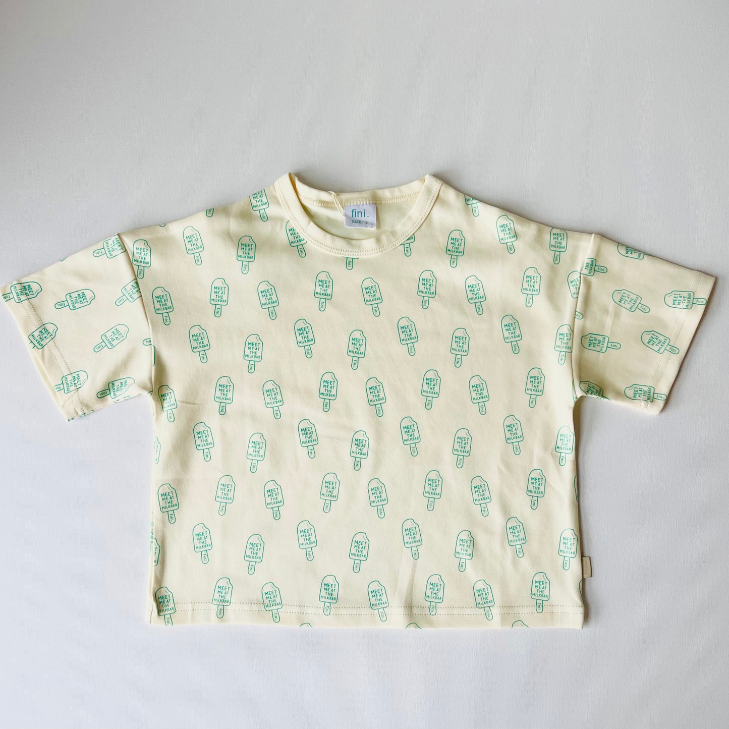 t-shirt | meet me at the milkbar | teal