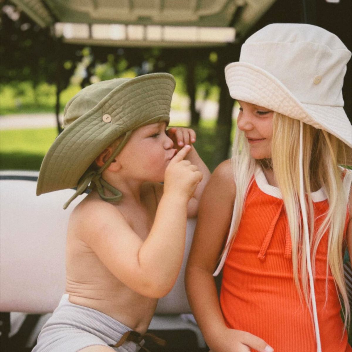 sailor hat | swim | cream