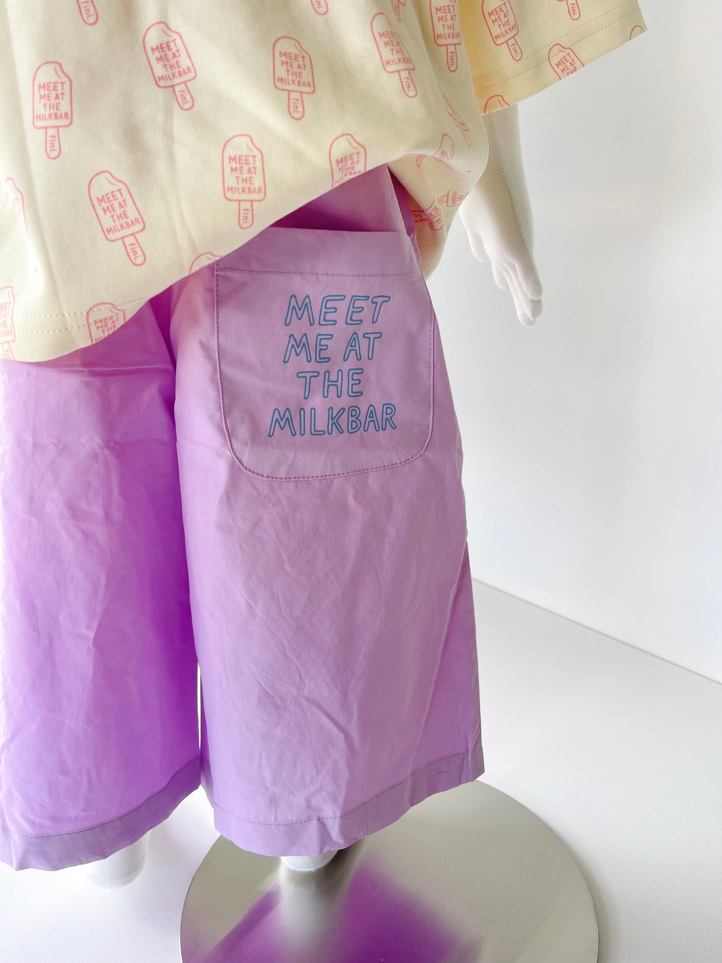 bottoms | short pants | mauve