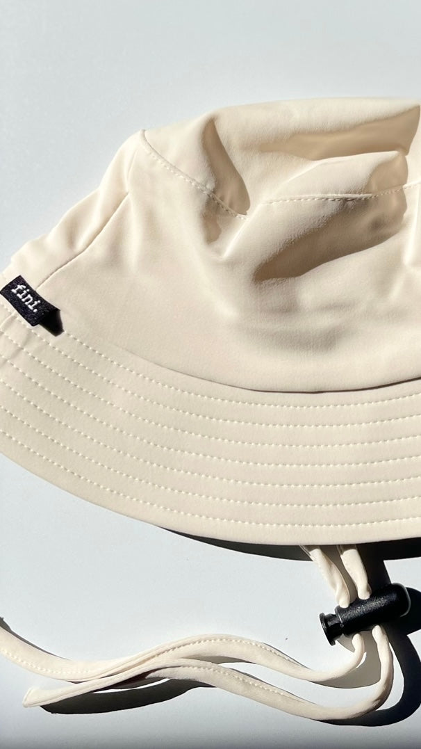 bucket hat | swim | cream