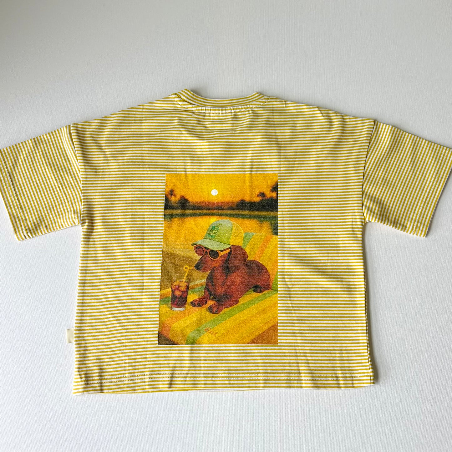 t-shirt | soda nights | stripe