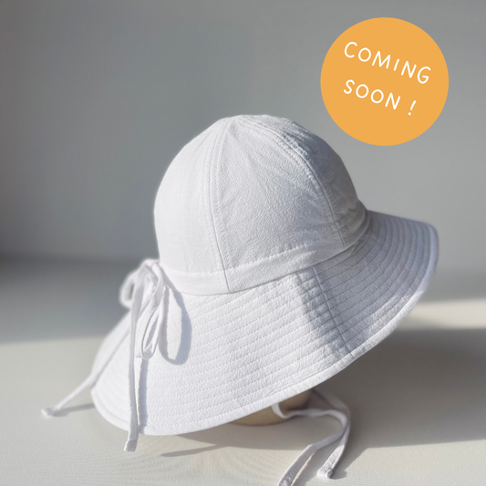 floppy hat | white