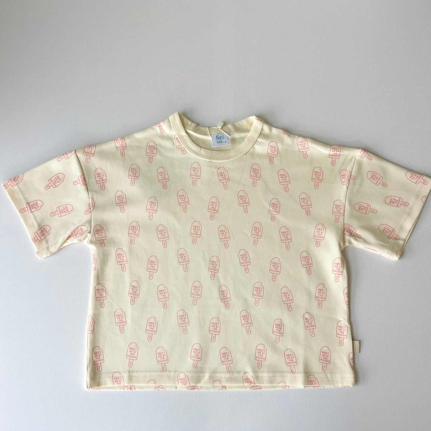 t-shirt | meet me at the milkbar | pink