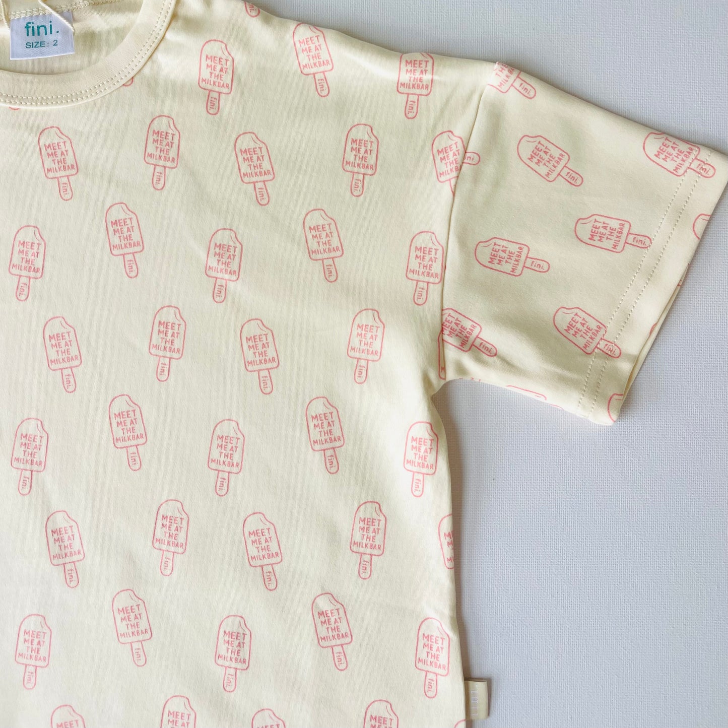 t-shirt | meet me at the milkbar | pink