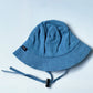 WS_available now_FINI. HAT: fini. bucket hat - denim-fini. the label
