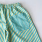 fini stripe wide leg soft fabric stylish children’s wear