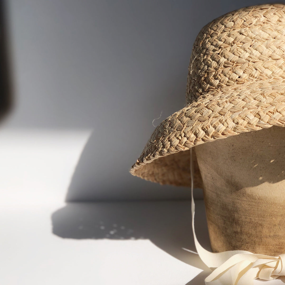 vintage-inspired kids fashion hat made from high-quality natural straw